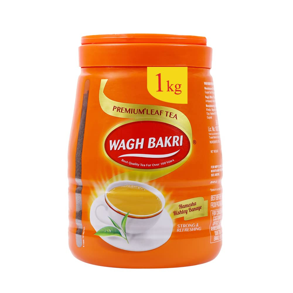 Wagh Bakri Premium Leaf Tea Jar, 1kg