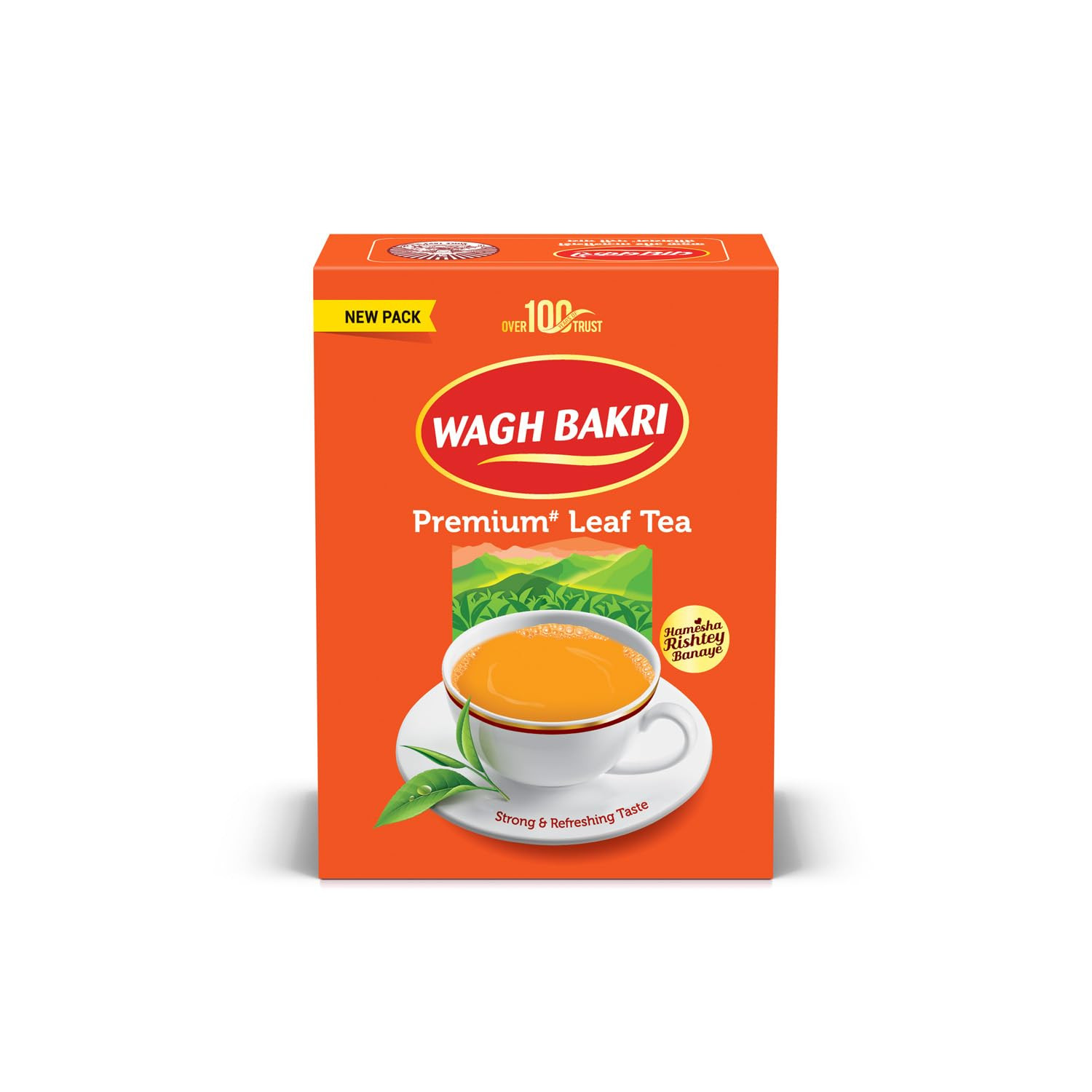 Wagh Bakri Premium Leaf Tea Carton Pack,500G,500 Gm