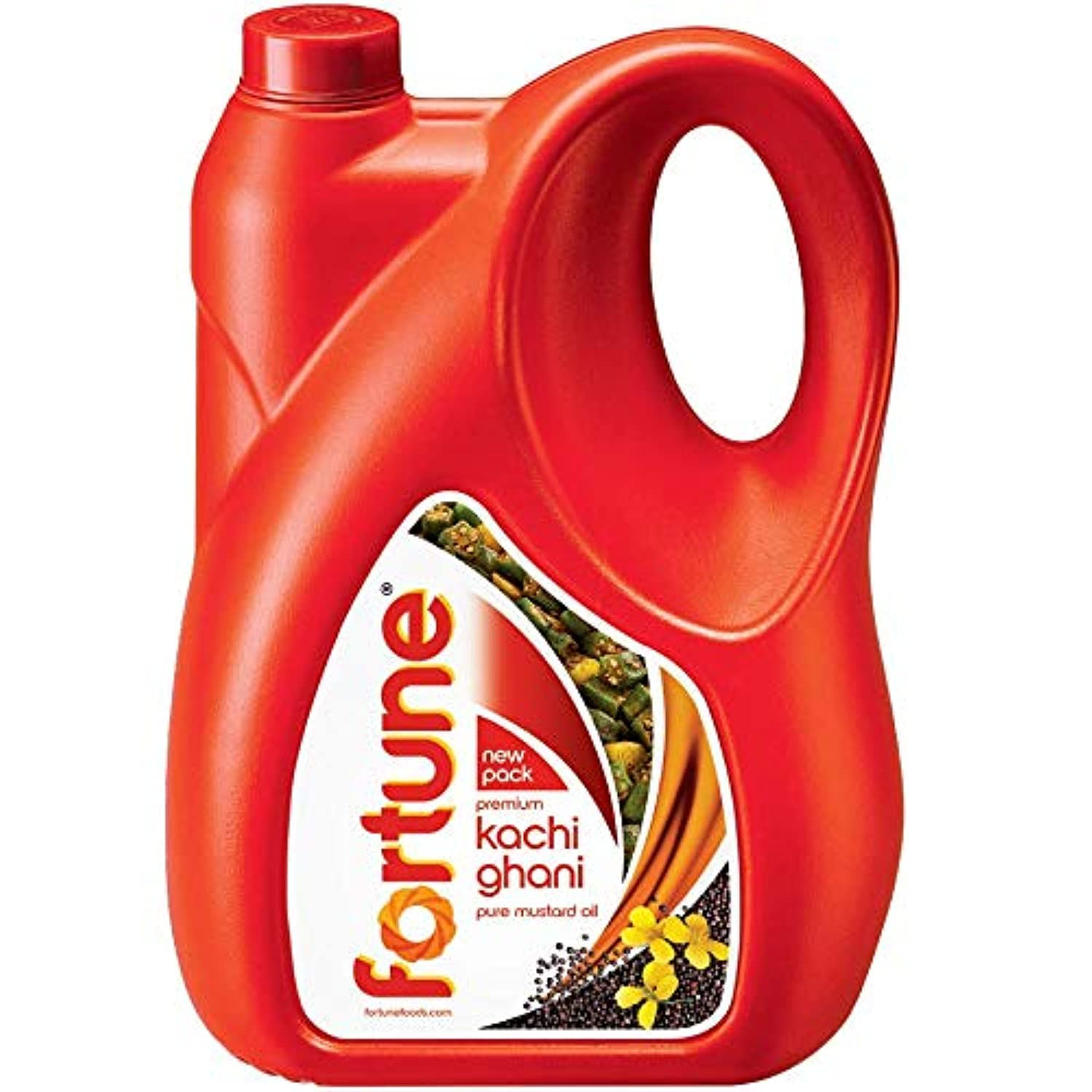 Fortune Premium Kachi Ghani Pure Mustard Oil, 5 Ltr Jar