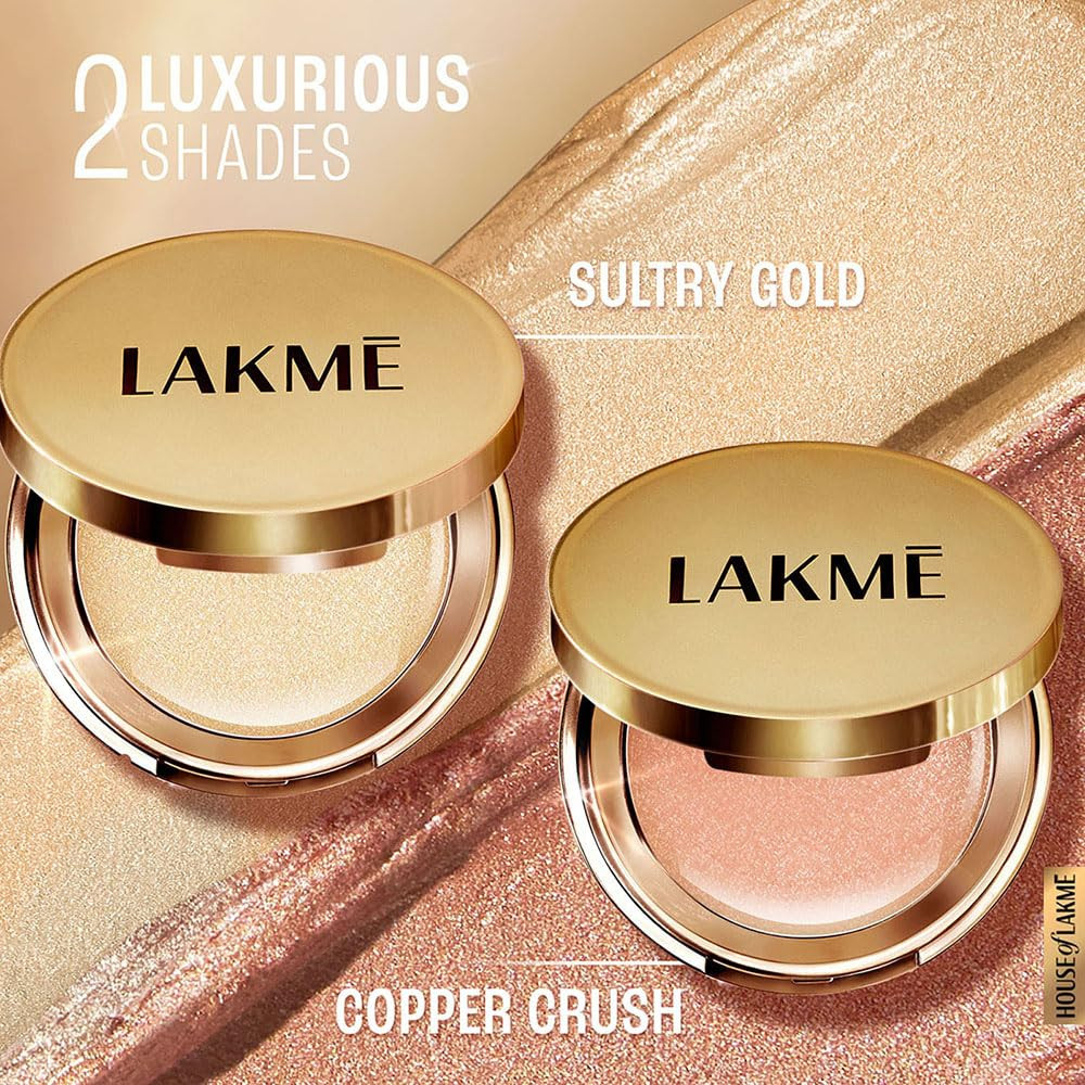 Lakme 9 to 5 Powerplay Velvet Crème Highlighter - Copper Crush 9gm