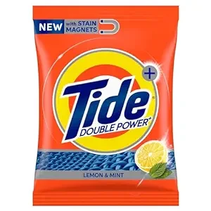 Tide Plus Detergent Washing Powder with double Power Lemon and Mint Pack - 1 kg