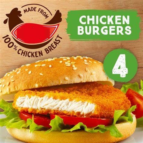Chicken Burger - 4 pieces