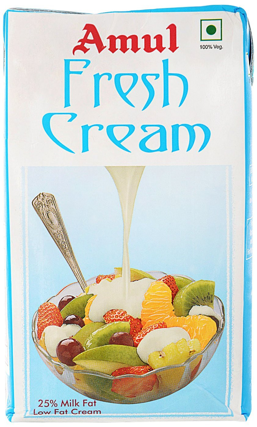 Amul Fresh Cream - 1L Carton