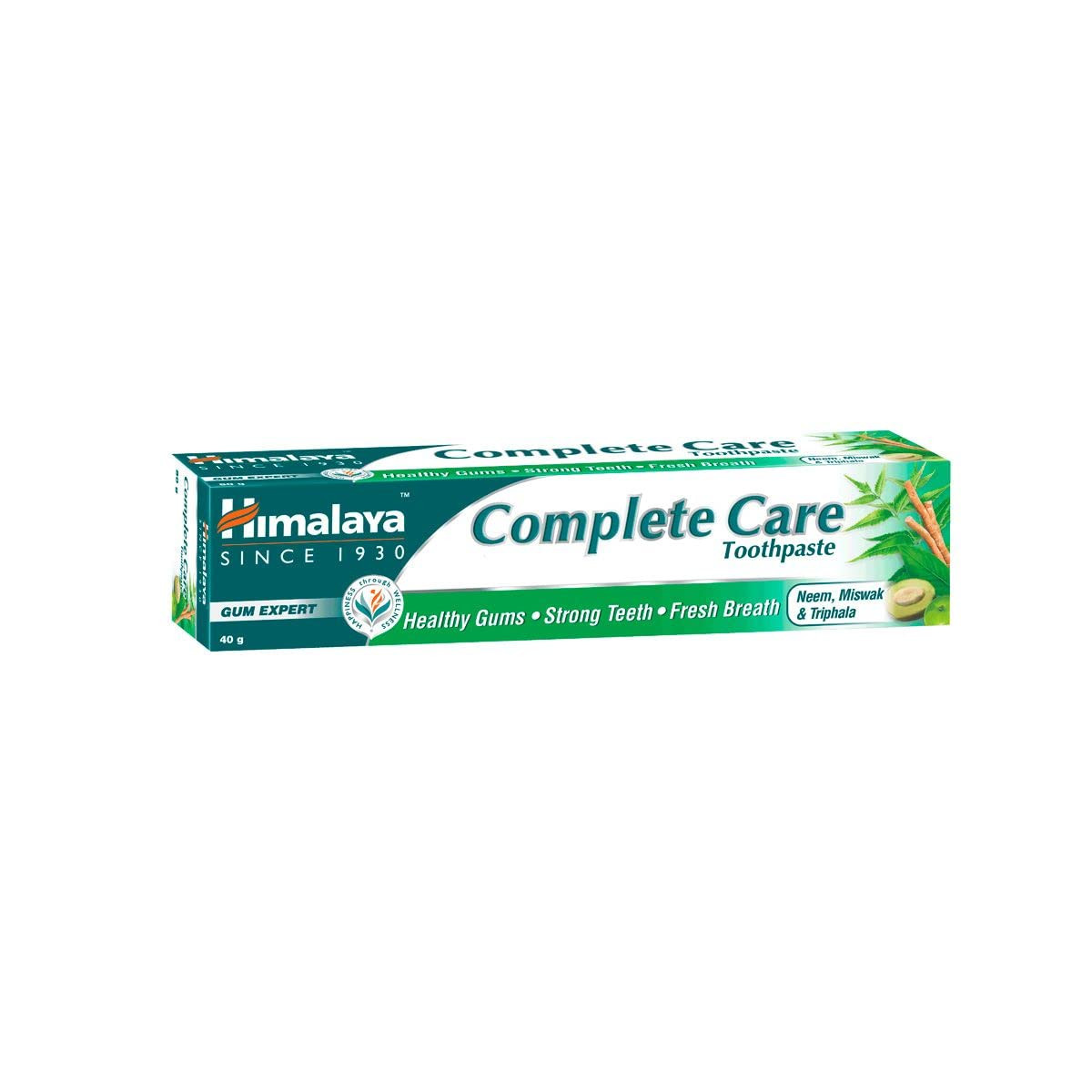 Himalaya Complete Care 300g (150g x 2, Pack of 2) Toothpaste | For Healthy Gums & Strong Teeth | With Neem, Miswak & Triphala