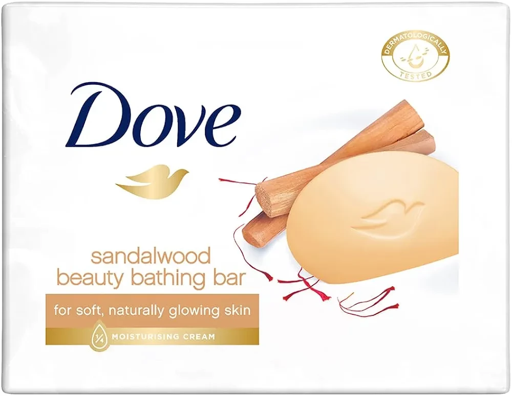 Dove Sandalwood Beauty Bathing Bar 125 gm Bar (Pack of 3)