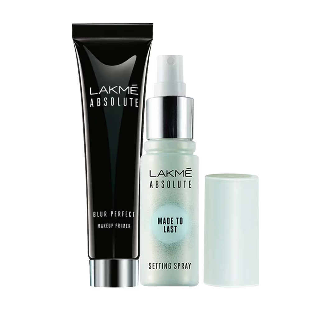 Lakme Absolute Made To Last Setting Spray & Blur Perfect Makeup Primer Combo (2 pcs)