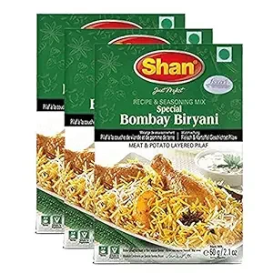 Shan Special Bombay Biryani Masala, 2.12 oz / 60 g, 3 Pack